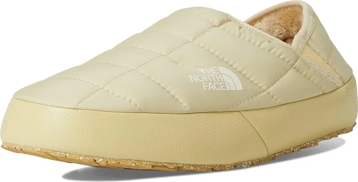 The North Face Thermoball Traction Mule V Women's Shoes Gravel/White Dune : 7 B - Medium, Ripstop - Image 5