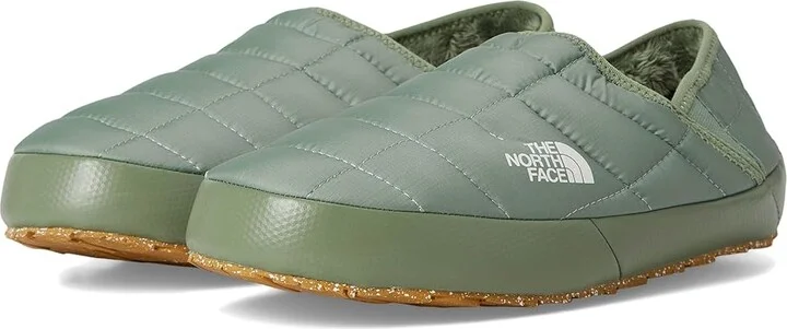The North Face Thermoball Traction Mule V Women's Shoes Slate Moss/Bark Mist : 5 B - Medium, Ripstop