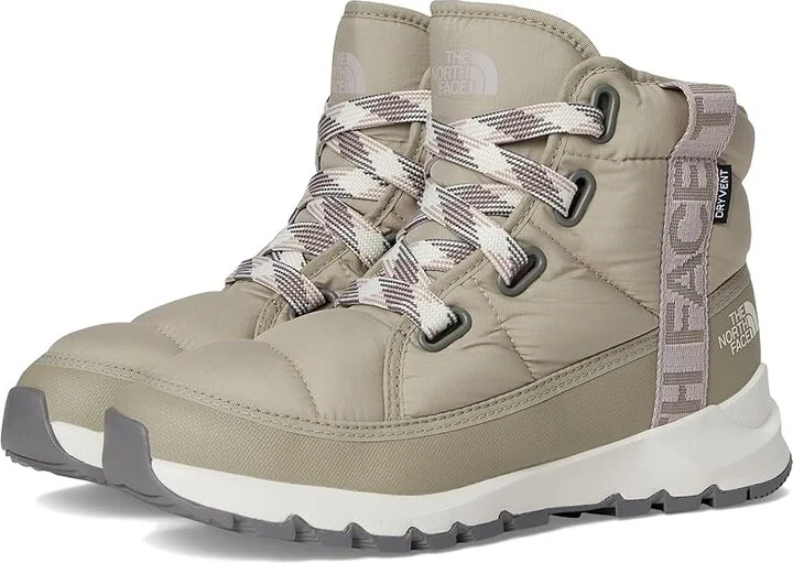 The North Face ThermoBalltm Lace Up Luxe WP Women's Shoes Clay Grey/Moonstone Grey : 6 M