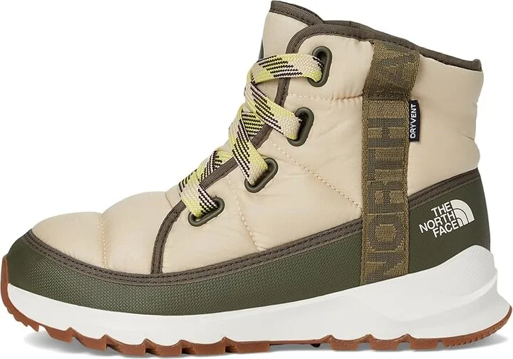 The North Face ThermoBalltm Lace Up Luxe WP Women's Shoes Gravel/Forest Olive : 5 M - Image 6