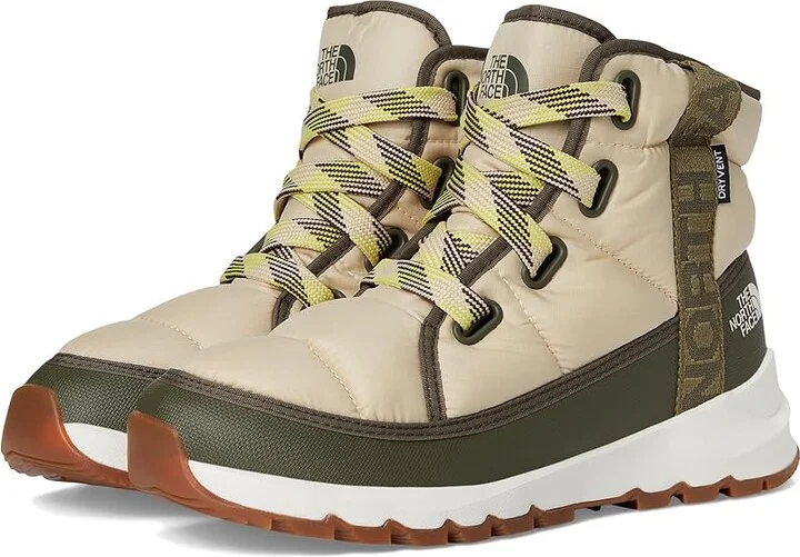 The North Face ThermoBalltm Lace Up Luxe WP Women's Shoes Gravel/Forest Olive : 5 M