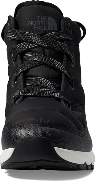 The North Face ThermoBalltm Lace Up Luxe WP Women's Shoes TNF Black/Asphalt Grey : 5 B - Medium, Leather/Synthetic - Image 2