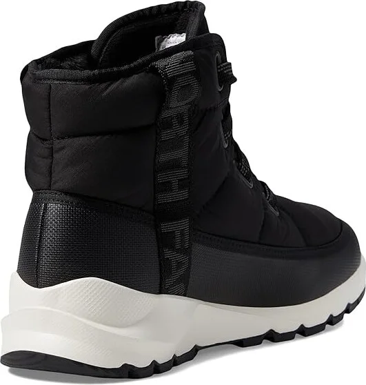 The North Face ThermoBalltm Lace Up Luxe WP Women's Shoes TNF Black/Asphalt Grey : 5 B - Medium, Leather/Synthetic - Image 4