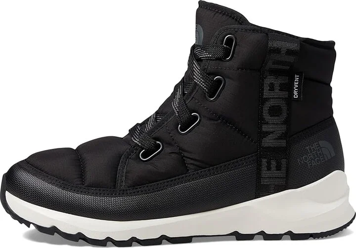 The North Face ThermoBalltm Lace Up Luxe WP Women's Shoes TNF Black/Asphalt Grey : 5 B - Medium, Leather/Synthetic - Image 6