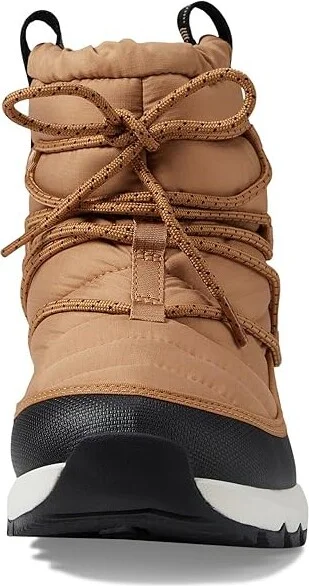 The North Face ThermoBalltm Lace Up WP Women's Shoes Almond Butter/TNF Black : 5 B - Medium, Textile - Image 2