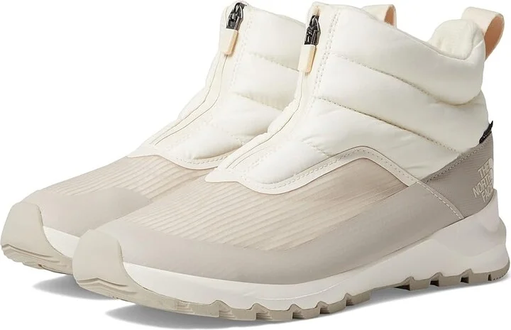 The North Face ThermoBalltm Progressive Zip II WP Women's Shoes Gardenia White/Silver Grey : 7 B - Medium, Textile