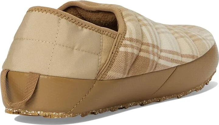 The North Face ThermoBalltm Traction Mule V Novelty Men's Shoes Khaki Stone Yarn Dye Plaid/Utility Brown : 8 D - Medium - Image 4