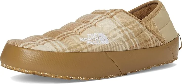 The North Face ThermoBalltm Traction Mule V Novelty Men's Shoes Khaki Stone Yarn Dye Plaid/Utility Brown : 8 D - Medium - Image 5