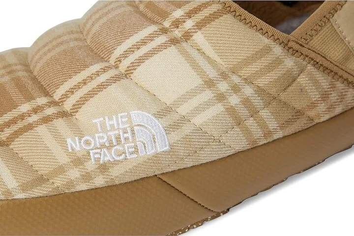 The North Face ThermoBalltm Traction Mule V Novelty Men's Shoes Khaki Stone Yarn Dye Plaid/Utility Brown : 8 D - Medium - Image 7
