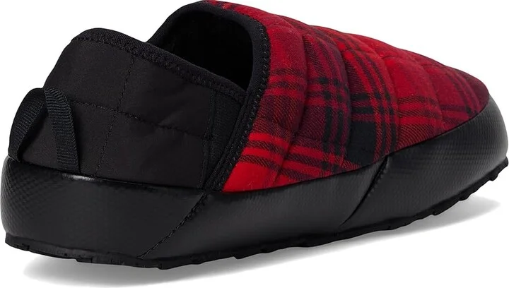 The North Face ThermoBalltm Traction Mule V Novelty Men's Shoes TNF Red Yarn Dye Plaid/TNF Black : 8 D - Medium, Fleece/Polyester/Rubber - Image 4
