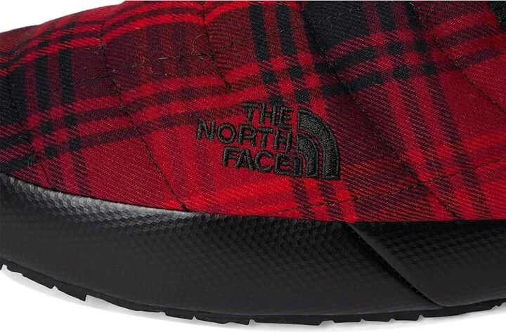 The North Face ThermoBalltm Traction Mule V Novelty Men's Shoes TNF Red Yarn Dye Plaid/TNF Black : 8 D - Medium, Fleece/Polyester/Rubber - Image 7