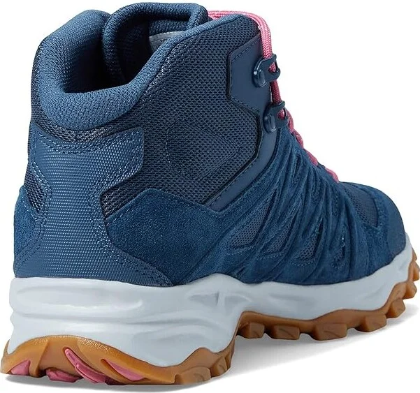 The North Face Truckee Mid Women's Shoes Shady Blue/Tin Grey : 10.5 B - Medium, Leather/Textile - Image 4