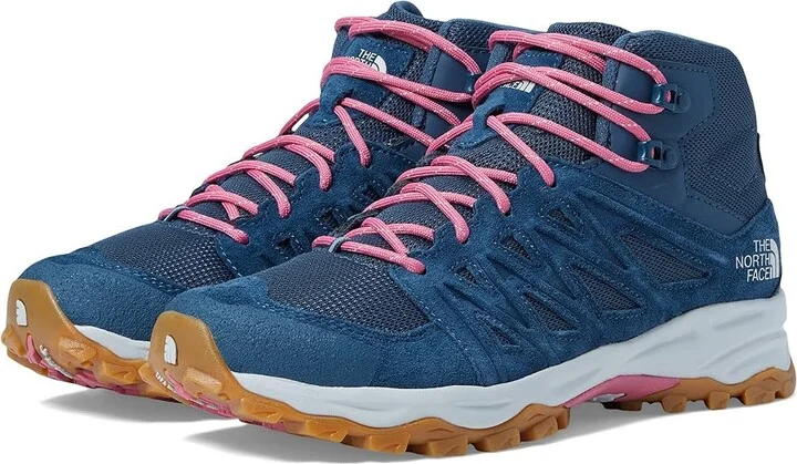 The North Face Truckee Mid Women's Shoes Shady Blue/Tin Grey : 10.5 B - Medium, Leather/Textile