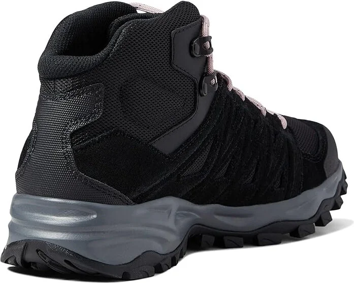 The North Face Truckee Mid Women's Shoes TNF Black/Woodrose : 10.5 B - Medium, Leather/Textile - Image 4