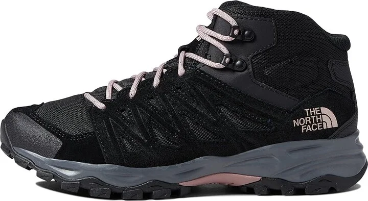 The North Face Truckee Mid Women's Shoes TNF Black/Woodrose : 10.5 B - Medium, Leather/Textile - Image 5