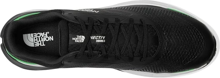 The North Face Vectiv Enduris 3 Men's Shoes TNF Black/Chlorophyll Green : 13 D - Medium, Synthetic/Textile - Image 2