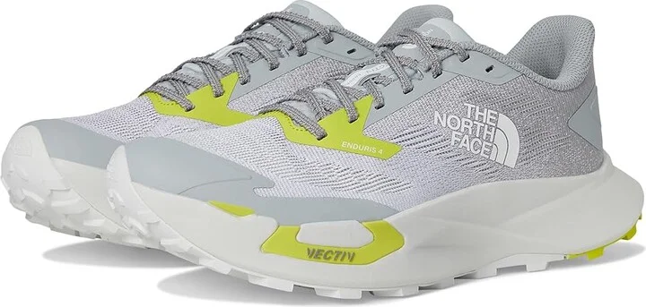 The North Face VECTIV Enduris 4 Men's Running Shoes High-Rise Grey/Sulphur Spring Green : 10 D - Medium