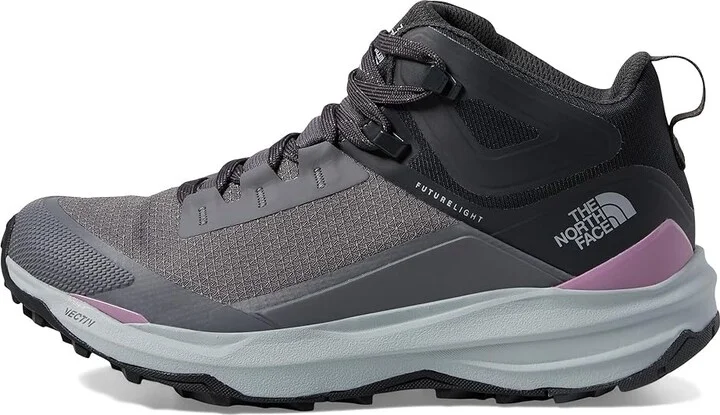 The North Face VECTIV Exploris 2 Mid FUTURELIGHTtm Women's Shoes Smoked Pearl/Asphalt Grey : 5 B - Medium, Synthetic/Textile - Image 6