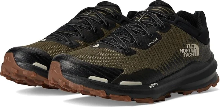 The North Face VECTIV Fastpack WP Men's Climbing Shoes Military Olive/TNF Black : 9 D - Medium, Leather