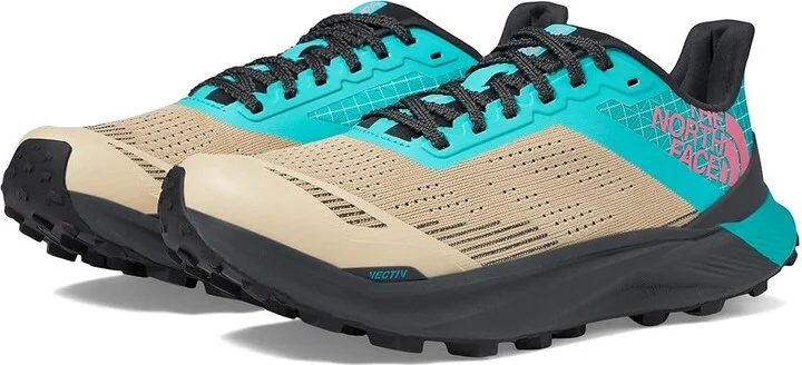 The North Face Vectiv Infinite 2 Women's Shoes Gravel/Geyser Aqua : 5.5 B - Medium
