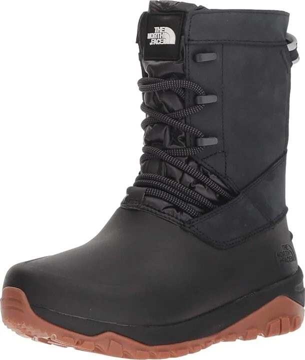 The North Face Yukiona Mid Boot Women's Cold Weather Boots TNF Black/TNF Black : 6.5 B - Medium, Nubuck - Image 2
