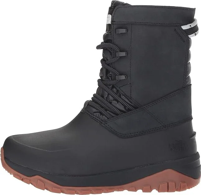 The North Face Yukiona Mid Boot Women's Cold Weather Boots TNF Black/TNF Black : 6.5 B - Medium, Nubuck - Image 7