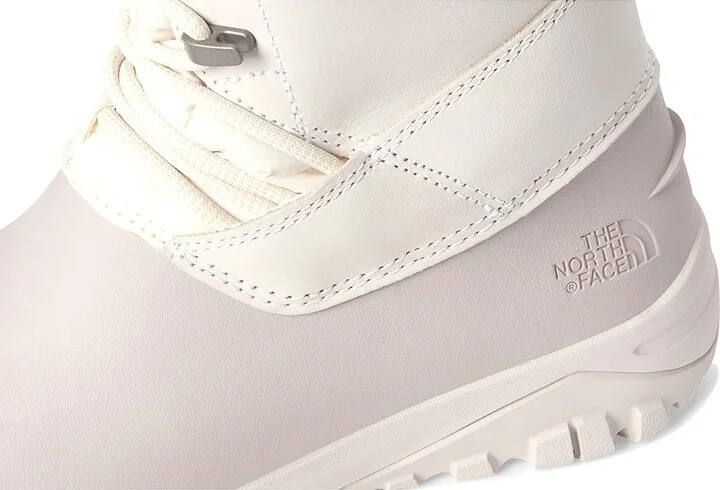 The North Face Yukiona Mid Boot Women's Shoes White Dune/Silver Grey : 5 M, Leather - Image 7