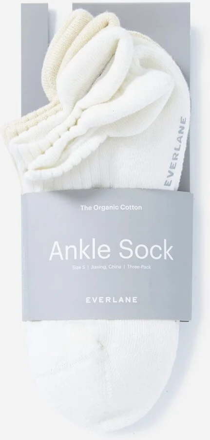 The Organic Cotton Ankle Sock 3-Pack - Image 2