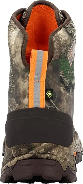 The Original Muck Boot Company Alpha Pursuit Men's Work Lace-up Boots Brown/Orange/Realtree : 10 M, Synthetic - Image 4