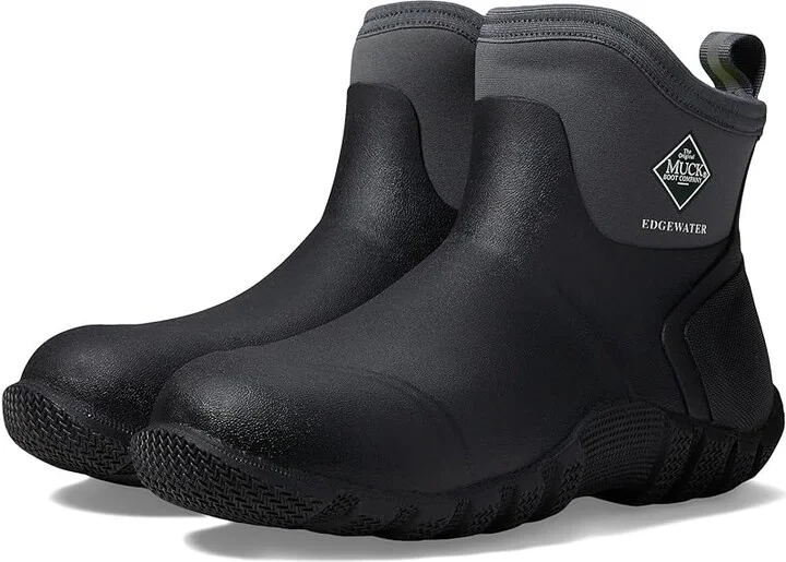 The Original Muck Boot Company Edgewater Classic Men's Shoes Black : 5 M, Rubber/Textile