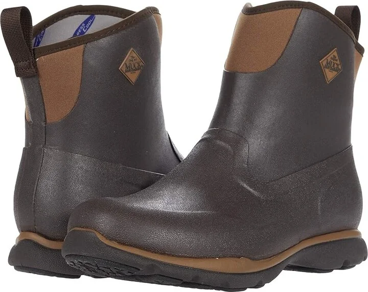 The Original Muck Boot Company Excursion Pro Mid Men's Shoes Bark/Otter : 7 M, Textile/Rubber