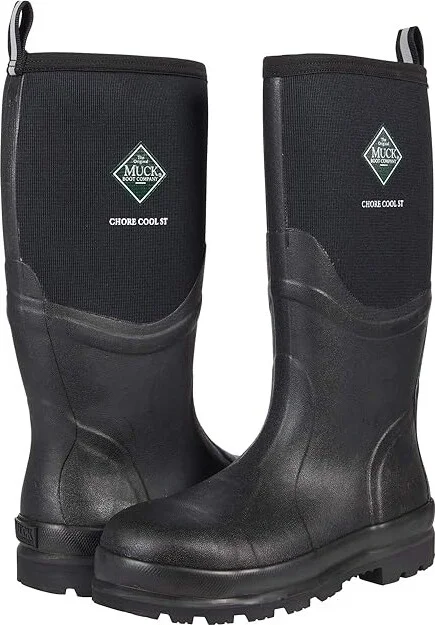 The Original Muck Boot Company Muck Chore Cool 16 St Men's Shoes Black : 5 M, Rubber