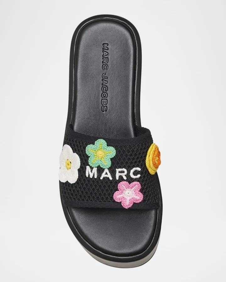 The Platform Daisy Crochet Sandals - Image 5