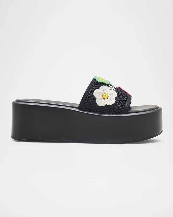 The Platform Daisy Crochet Sandals