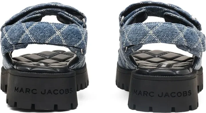The Quilted denim sandals - Image 3