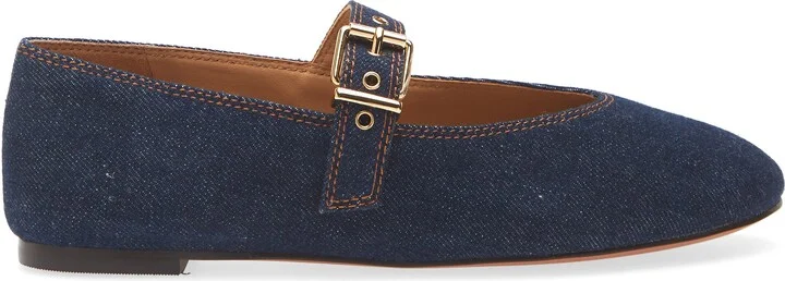The Remy Denim Mary Jane Flat - Image 3