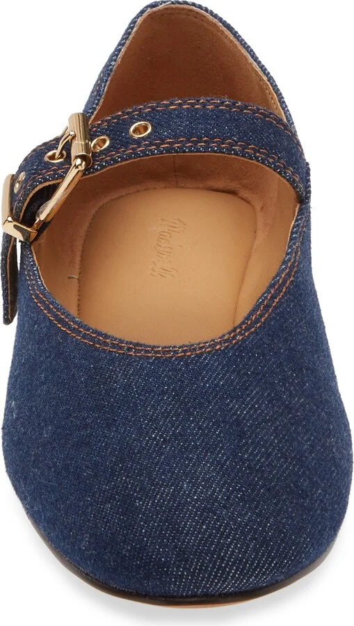 The Remy Denim Mary Jane Flat - Image 4