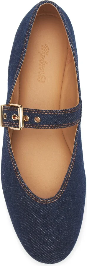 The Remy Denim Mary Jane Flat - Image 5