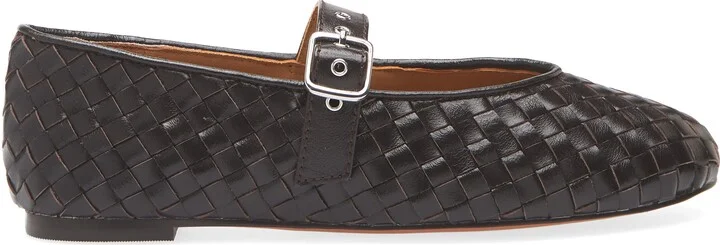 The Remy Woven Mary Jane Flat - Image 3