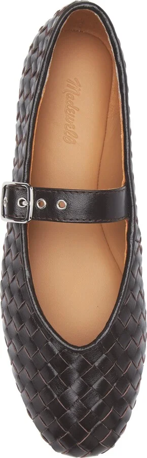 The Remy Woven Mary Jane Flat - Image 5