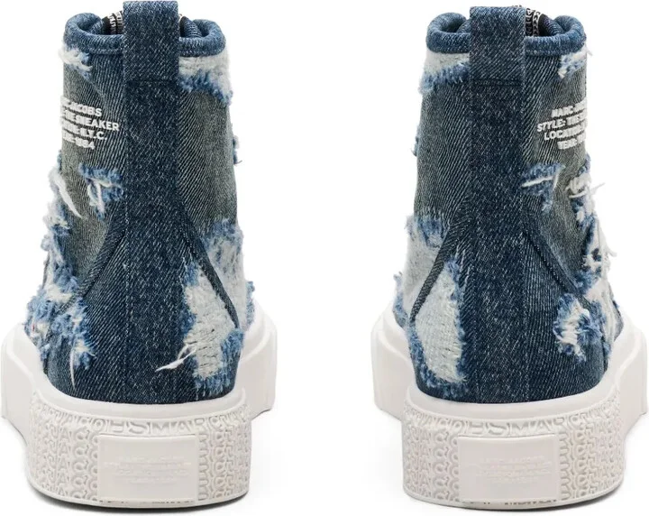The Rip And Tear Denim High Top sneakers - Image 4