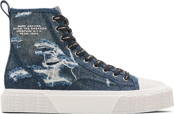 The Rip And Tear Denim High Top sneakers