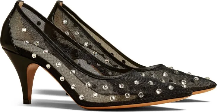 The River 75mm mesh pumps - Image 2