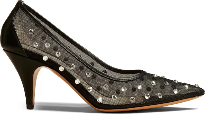 The River 75mm mesh pumps