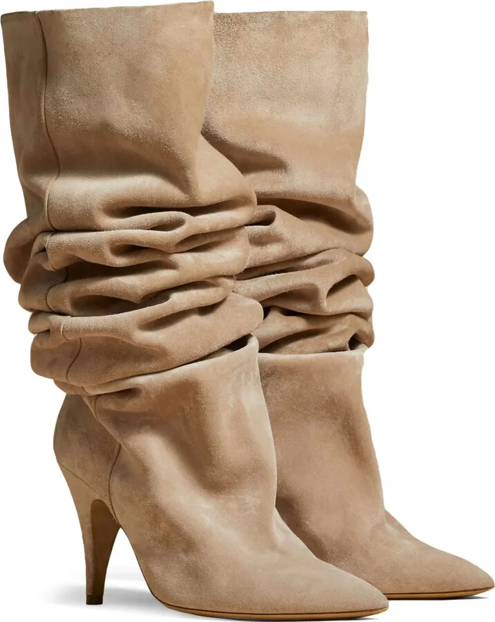 The River 90mm suede knee-high boots - Image 2