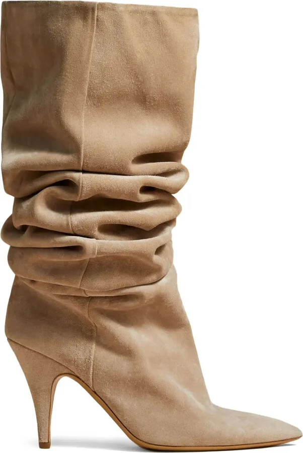 The River 90mm suede knee-high boots
