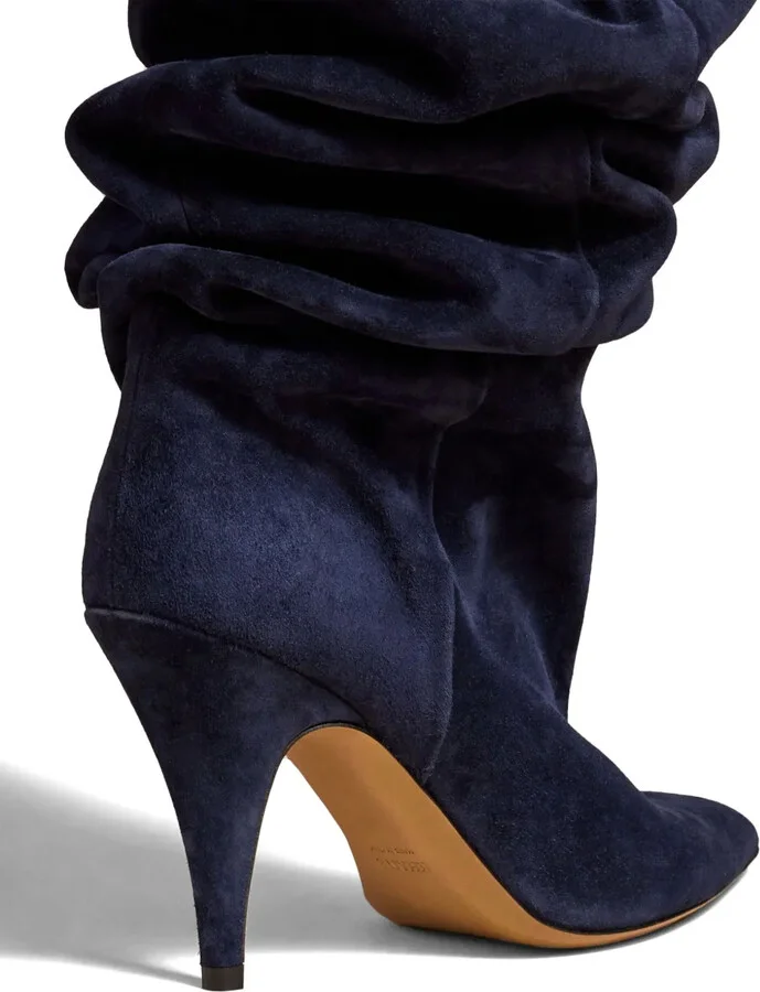 The River90mm suede knee-high boots - Image 3