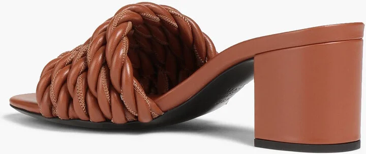 The Rope twisted leather mules - Image 3