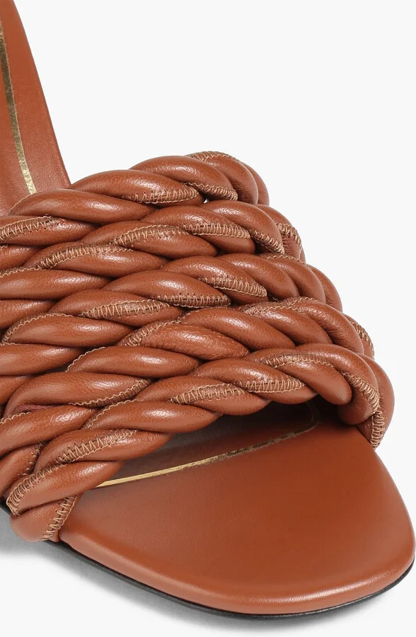 The Rope twisted leather mules - Image 4