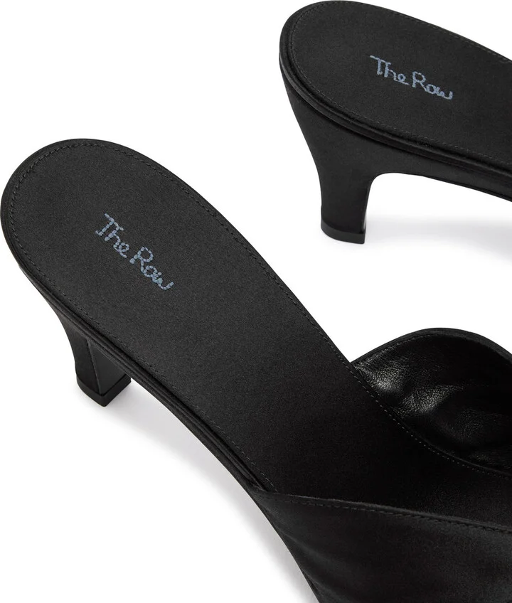 The Row 75 Knotted Satin Mules - Image 4